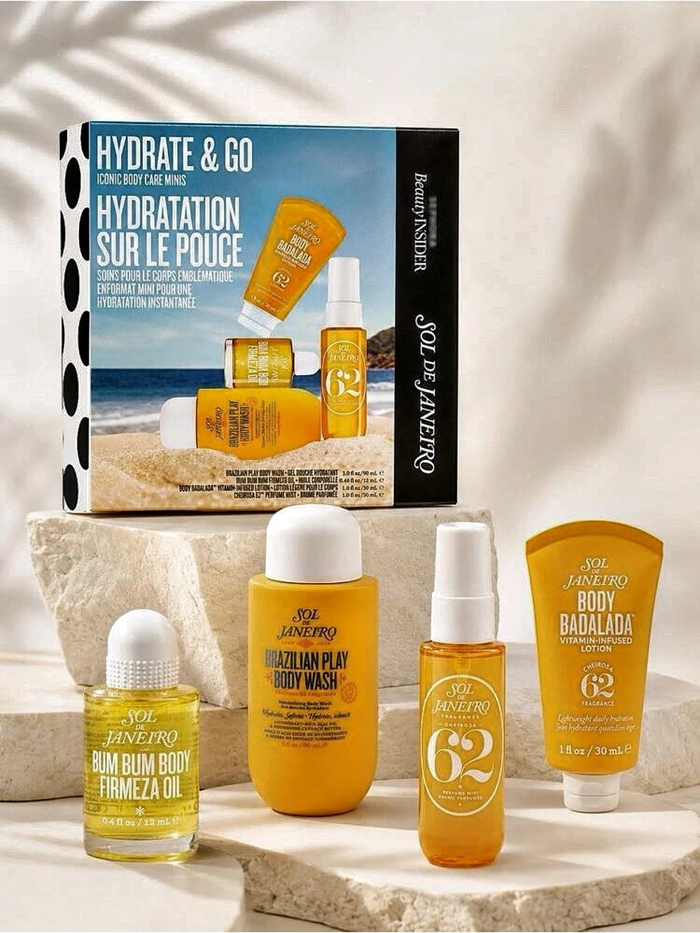 Sephora Exclusive Sol de Janeiro Hydrate & Go Iconic Body Care Minis set NIB